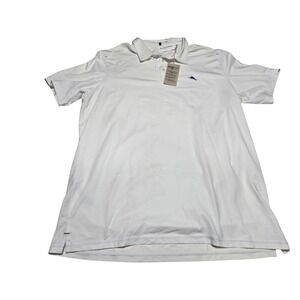 Tommy Bahama IslandZone White Performance Polo Shirt Short Sleeve XXLT